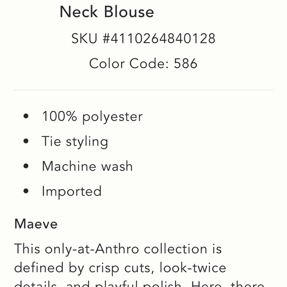 NWT Maeve Sleeveless Halter Tie-Neck Blouse XL - Picture 5 of 5